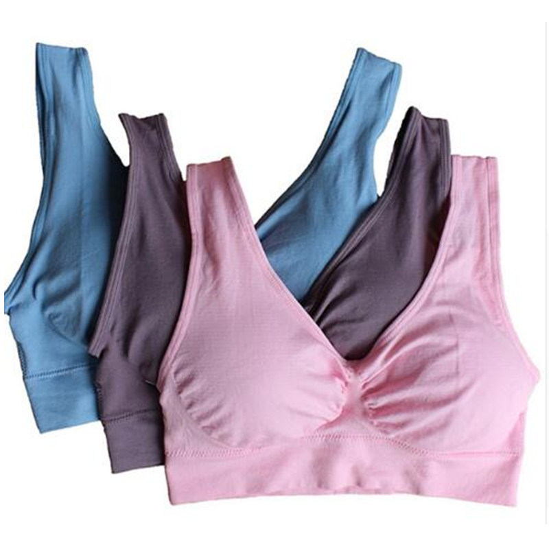 Title 3, Non-Wire Sports Bra and Vest-Style Yoga Seamles...