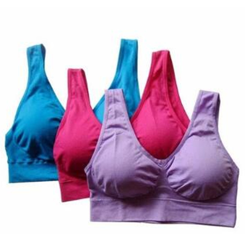 Title 4, Non-Wire Sports Bra and Vest-Style Yoga Seamles...