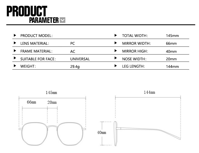 Title 6, Small frame sunglasses