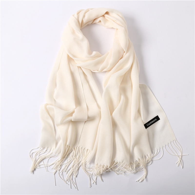 Title 5, Solid Color Cashmere Scarf