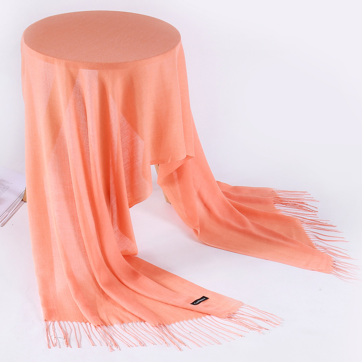 Title 12, Solid Color Cashmere Scarf