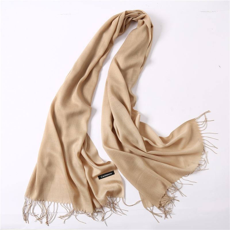 Title 19, Solid Color Cashmere Scarf