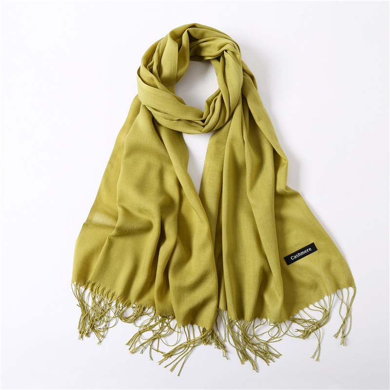 Title 26, Solid Color Cashmere Scarf