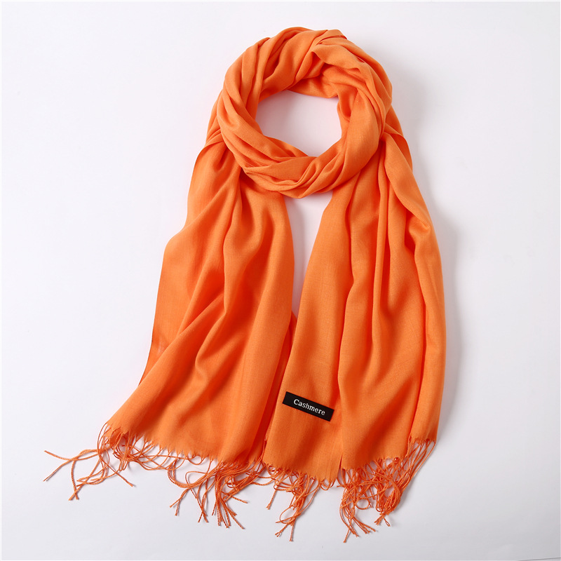 Title 30, Solid Color Cashmere Scarf