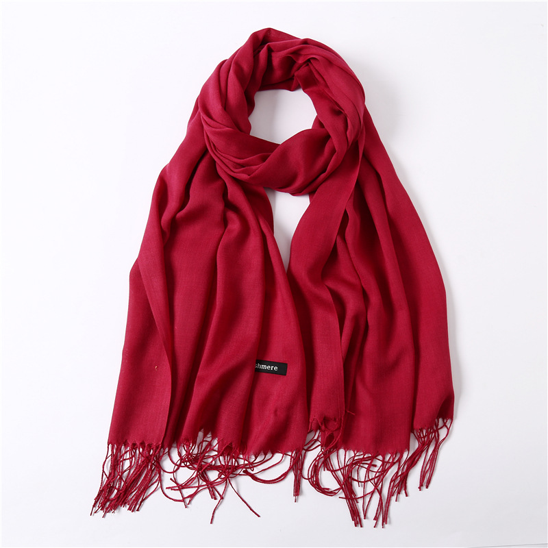 Title 32, Solid Color Cashmere Scarf