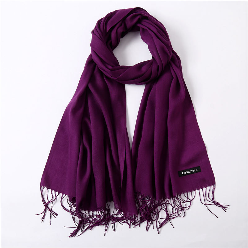 Title 34, Solid Color Cashmere Scarf