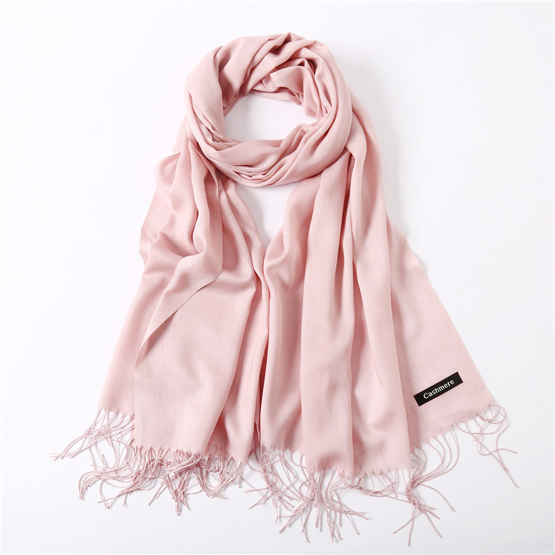 Title 38, Solid Color Cashmere Scarf