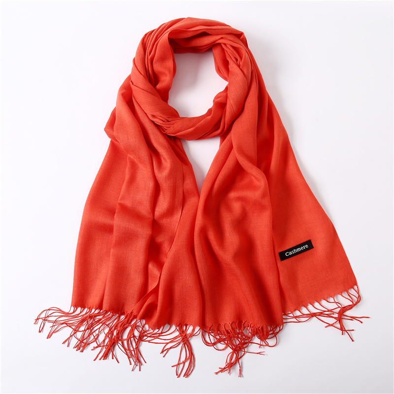 Title 39, Solid Color Cashmere Scarf