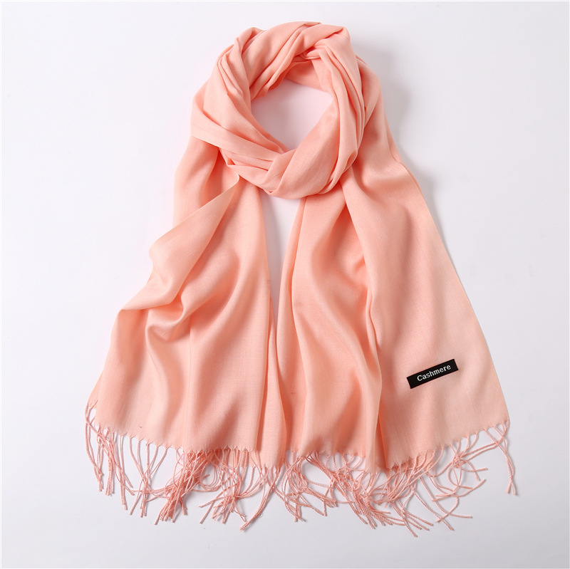 Title 40, Solid Color Cashmere Scarf