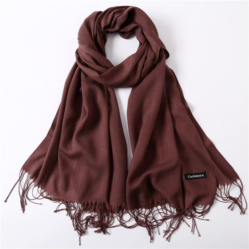 Title 41, Solid Color Cashmere Scarf