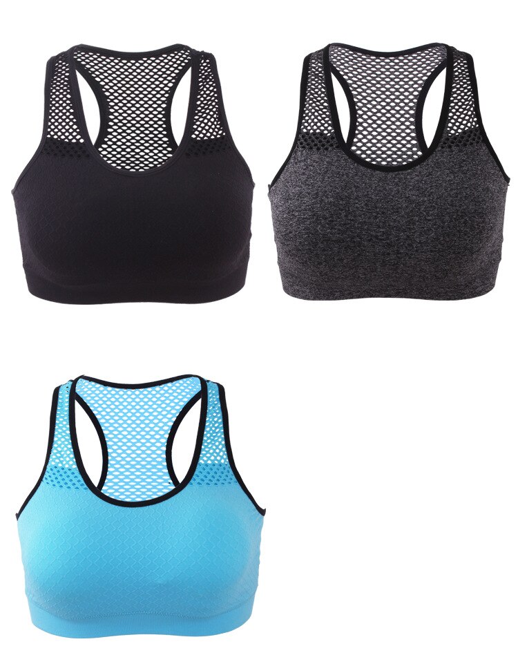 Title 5, Mesh sports female yoga running quick-drying ve...