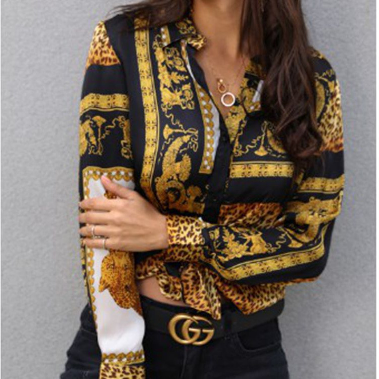 Title 5, Leopard shirt for women, adding a touch of wild...