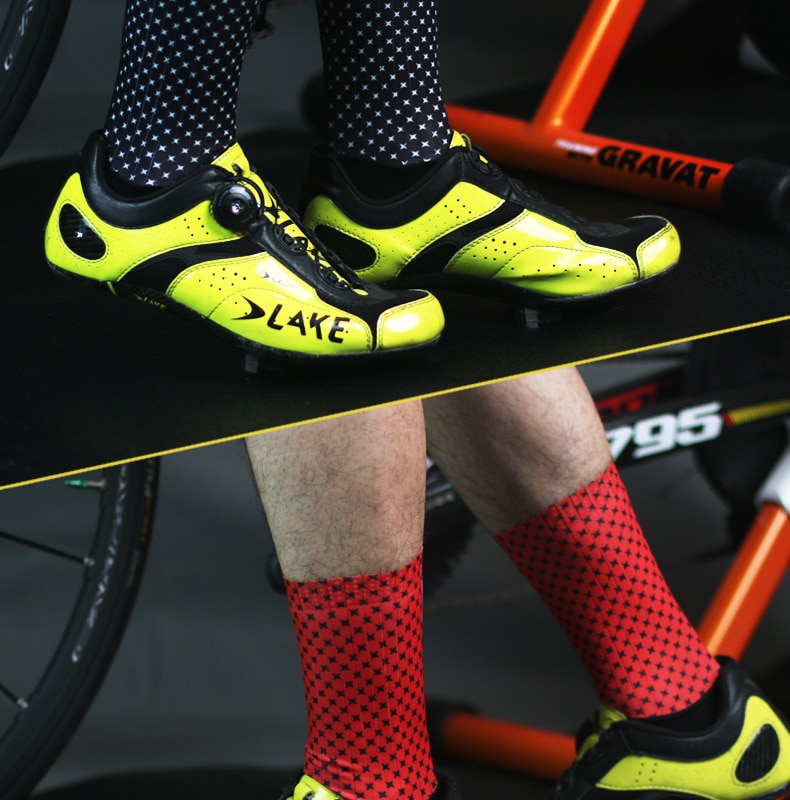 Title 4, Non-slip Silicone Summer Mens Cycling Socks Br...