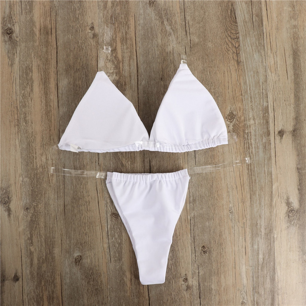 Title 29, Maillot de bain bikini femme avec bretelles tra...