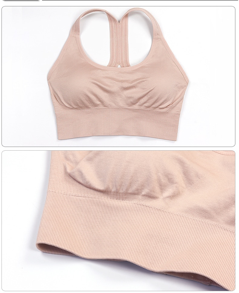 Title 6, Soutien-gorge de sport sans coutures pour femme...