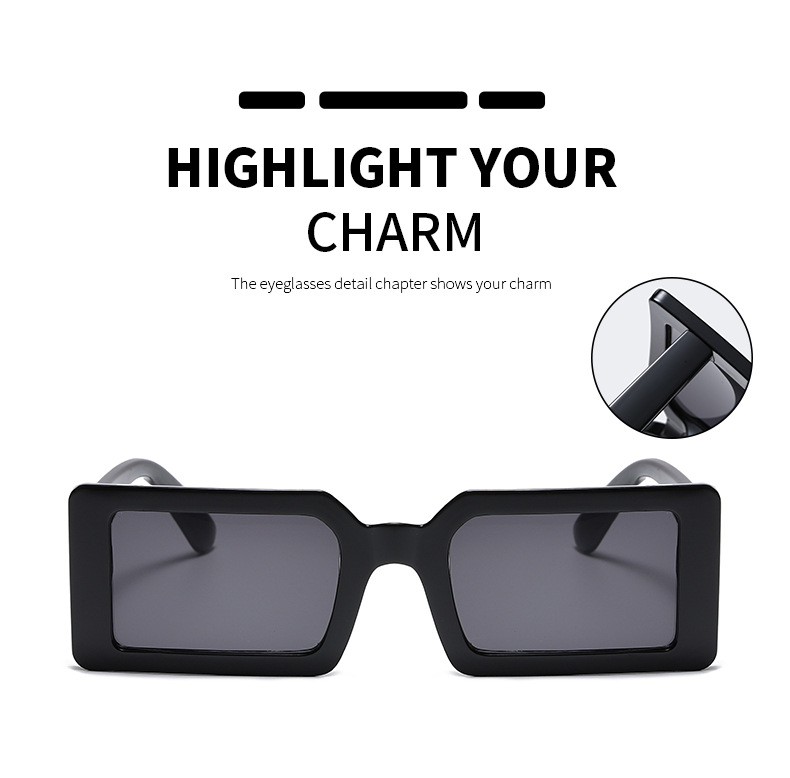 Title 1, New fashion small frame square sunglasses