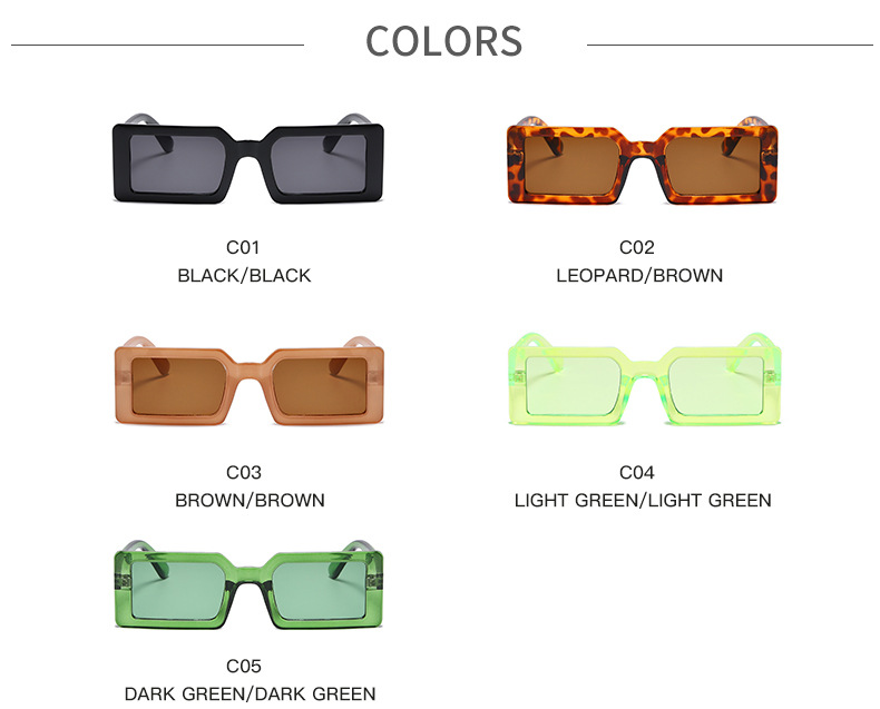 Title 3, New fashion small frame square sunglasses