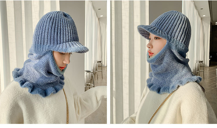 Title 7, Velvet chenille warm knitted hat