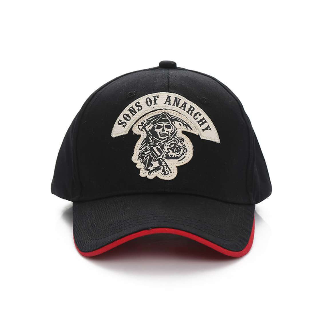 Title 6, Visor Skull Embroidered Baseball Cap for Bold S...