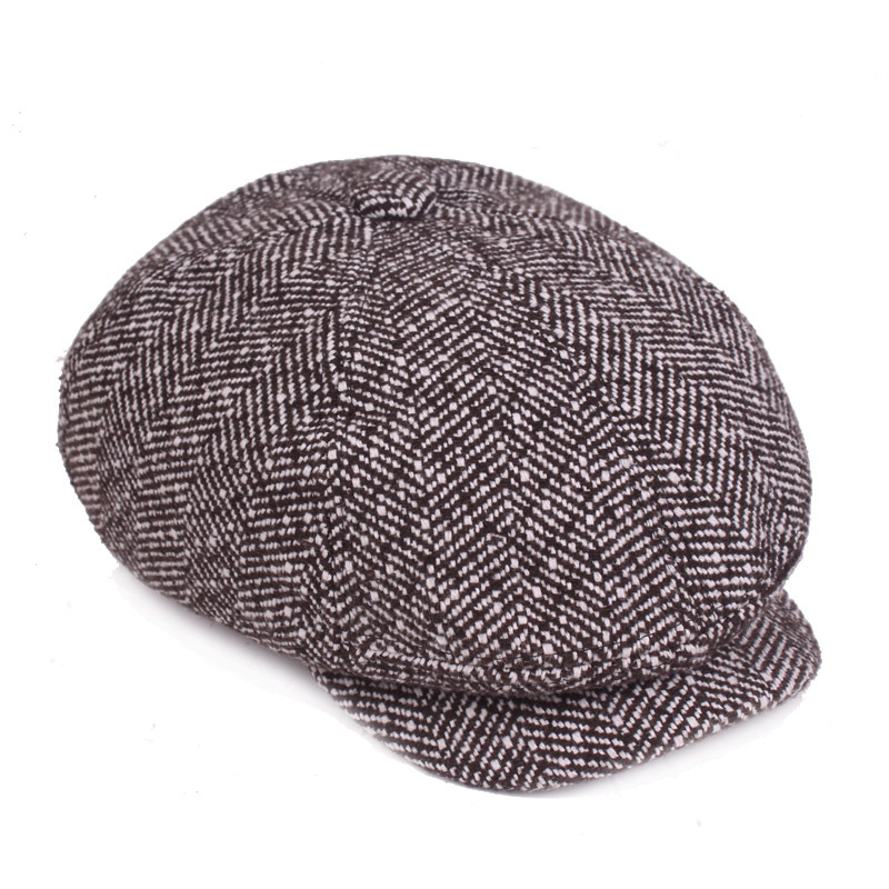 Title 4, Mens caps European and American berets Sun pro...