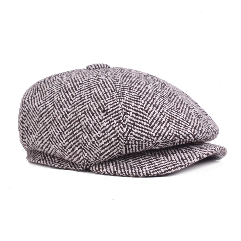 Title 7, Mens caps European and American berets Sun pro...