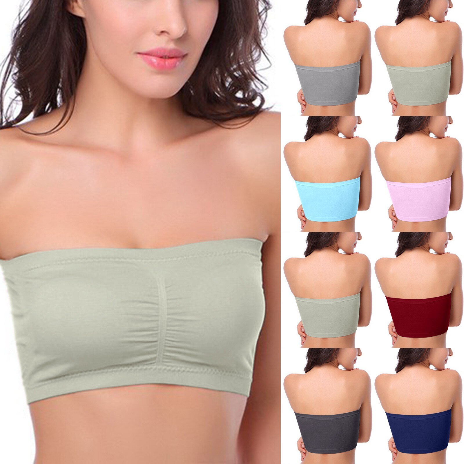 Title 1, Non-Trace Wipes Bosom Chest Wrap Bra göğüs dest...