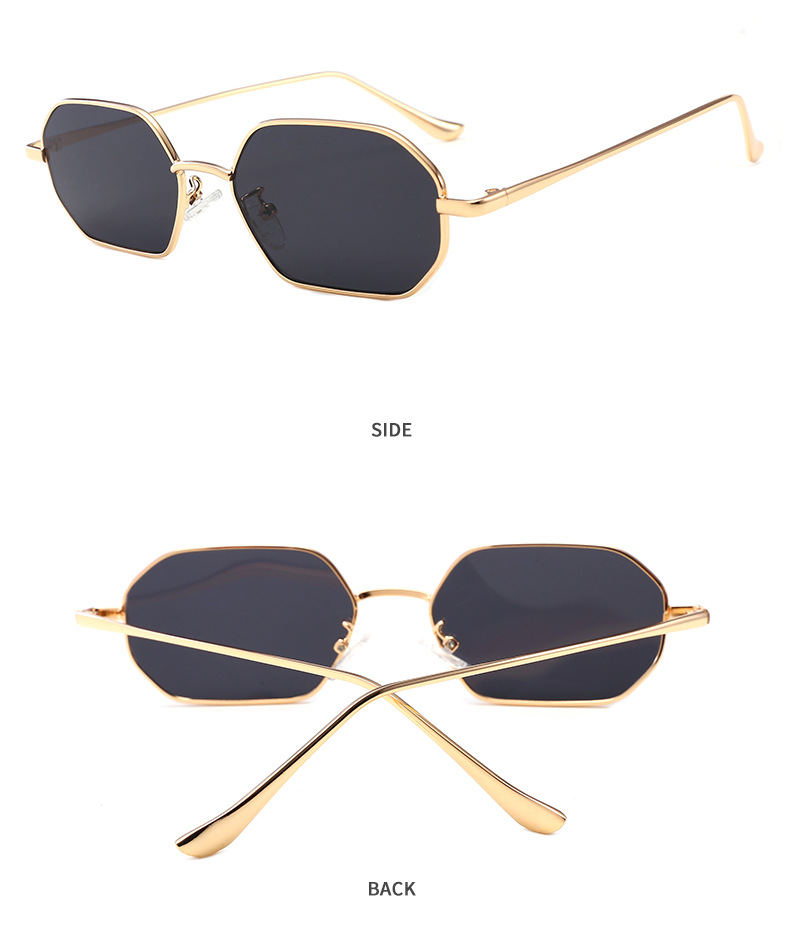 Title 12, Retro classic small polygon sunglasses