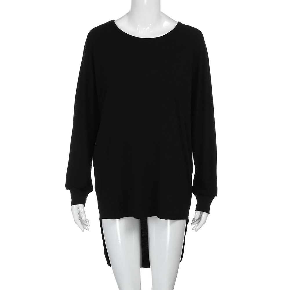 Title 4, Loose mid-length long-sleeved T-shirt designed ...