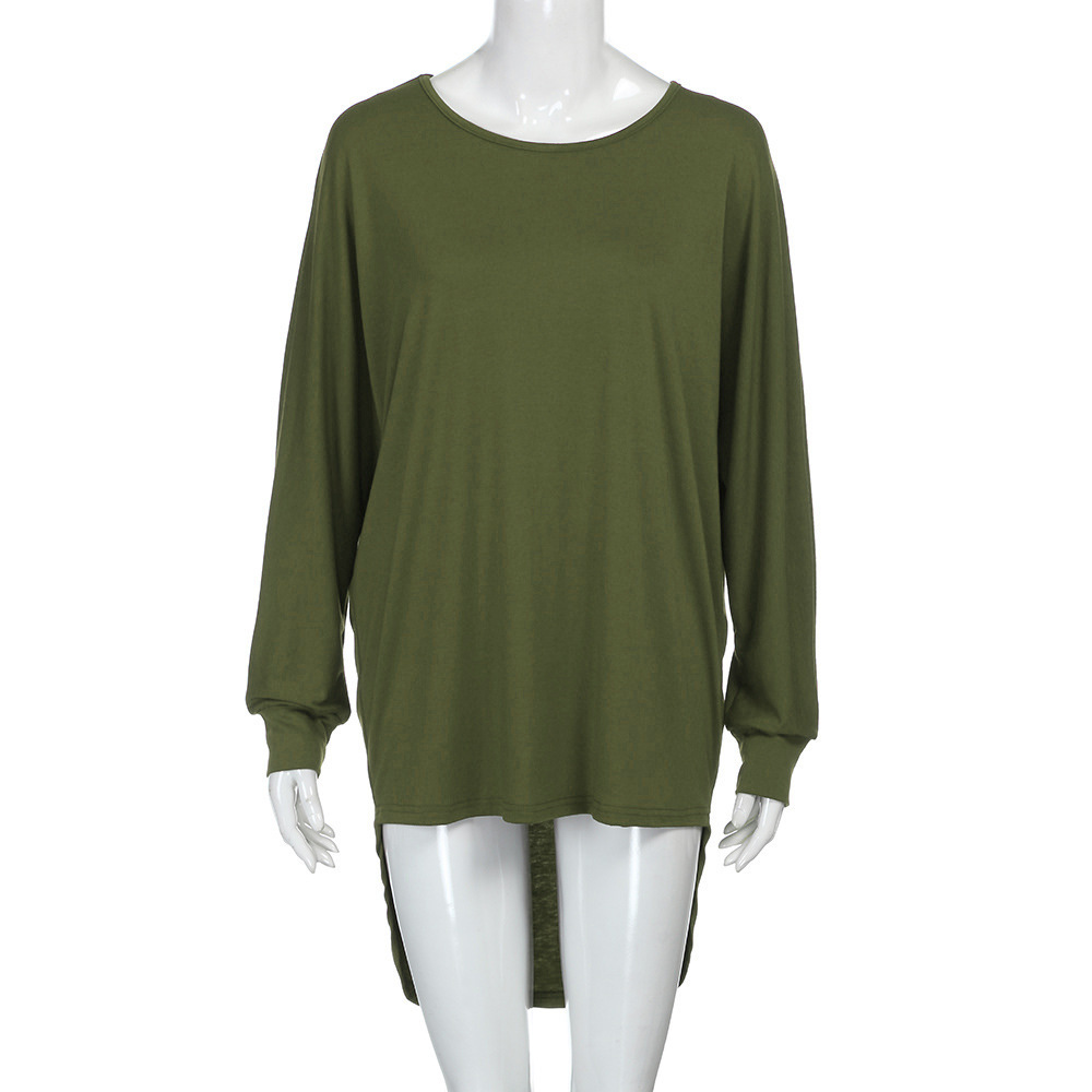 Title 8, Loose mid-length long-sleeved T-shirt designed ...