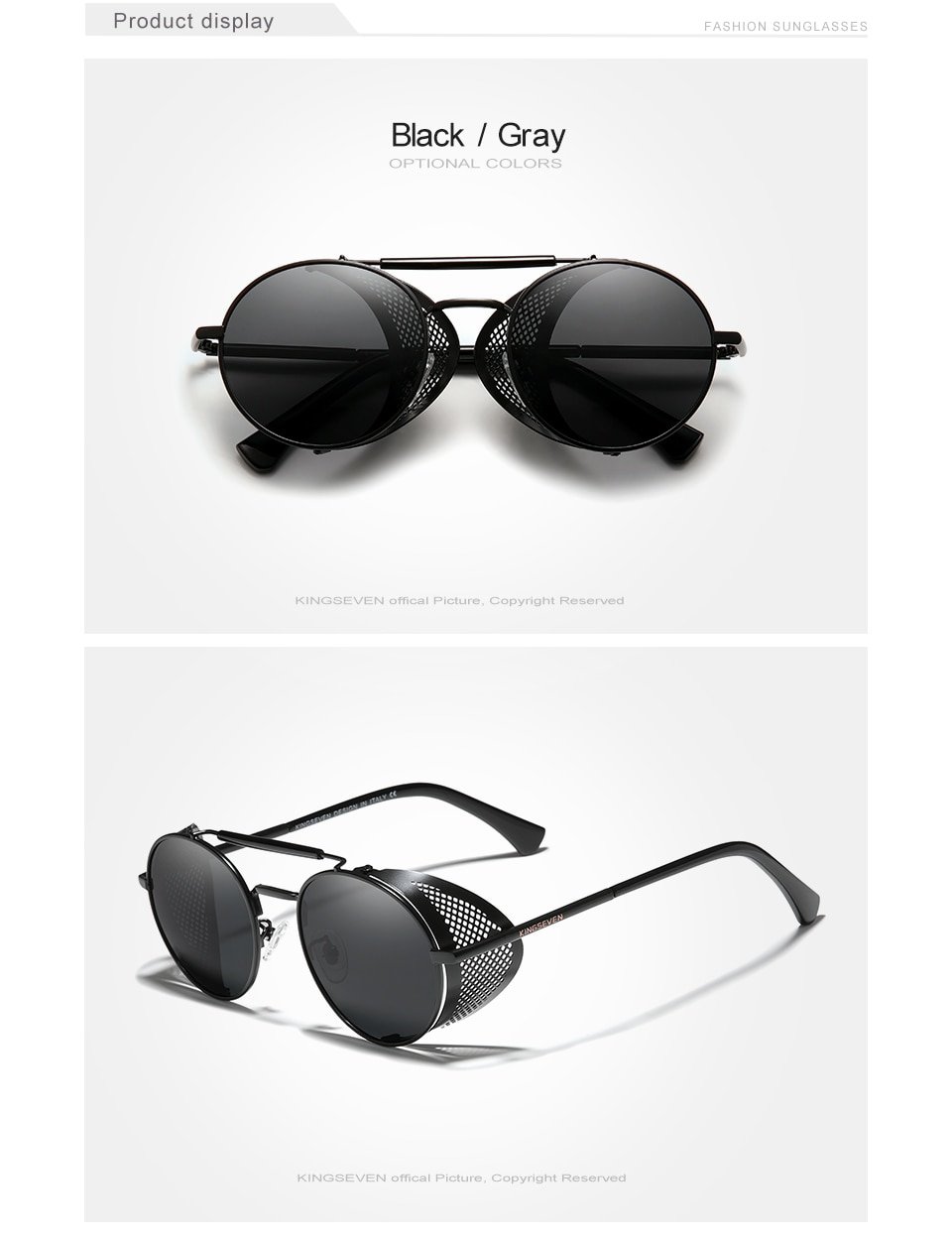 Title 4, Metal retro sunglasses