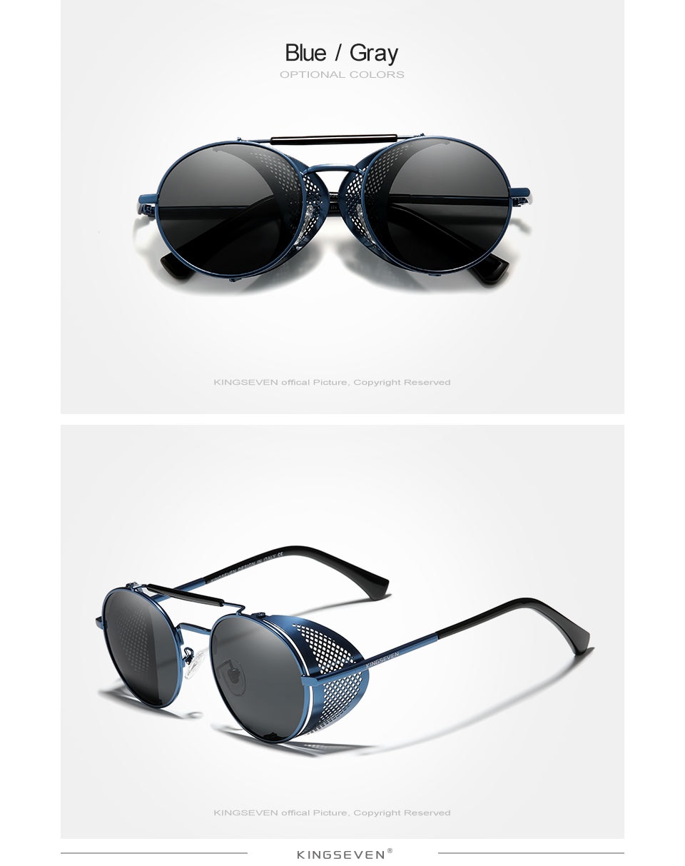 Title 7, Metal retro sunglasses