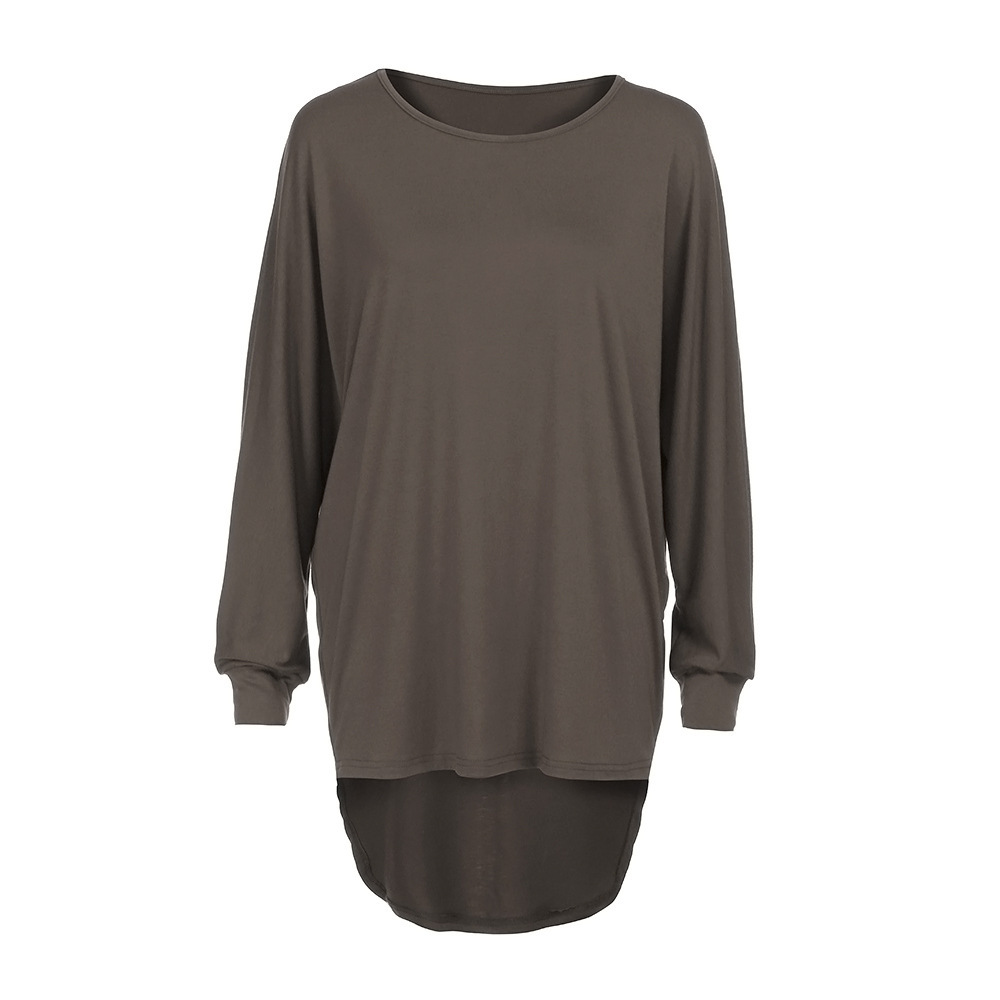 Title 14, Loose mid-length long-sleeved T-shirt designed ...