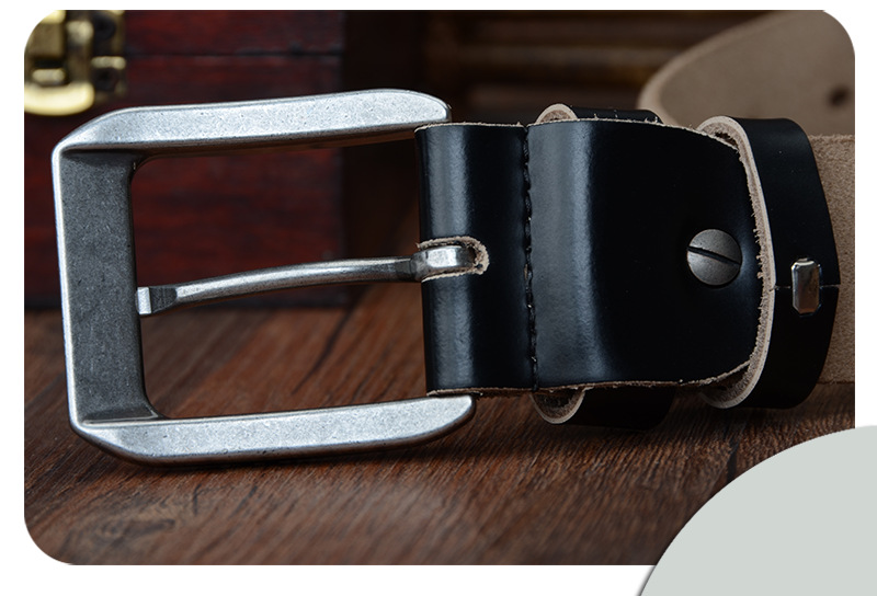 Title 6, Mens Leather Belt