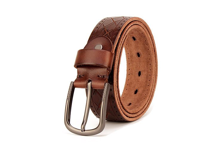 Title 9, Mens leather pin buckle head leather, a stylis...