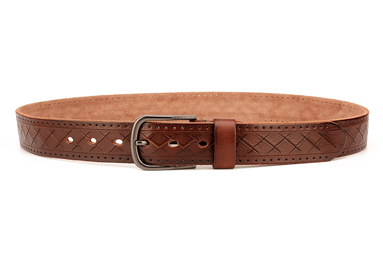 Title 13, Mens leather pin buckle head leather, a stylis...