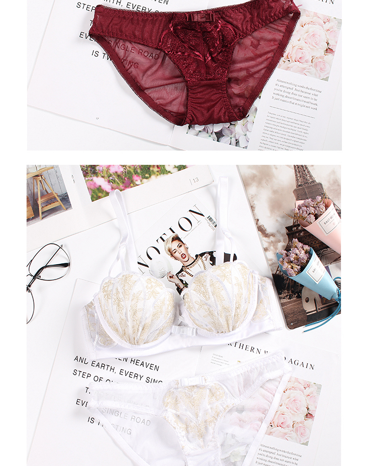 Title 2, Embroidered shell bra