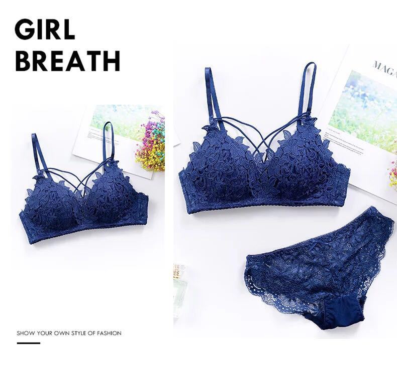 Title 7, Lace gathered bra designed for a flattering sil...