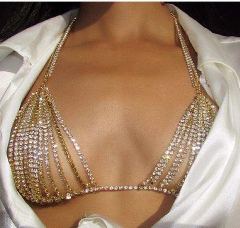 Title 1, Sexy Diamond Chain Bikini Chest Chain