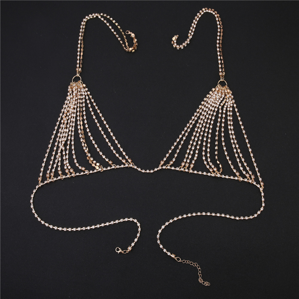 Title 5, Sexy Diamond Chain Bikini Chest Chain