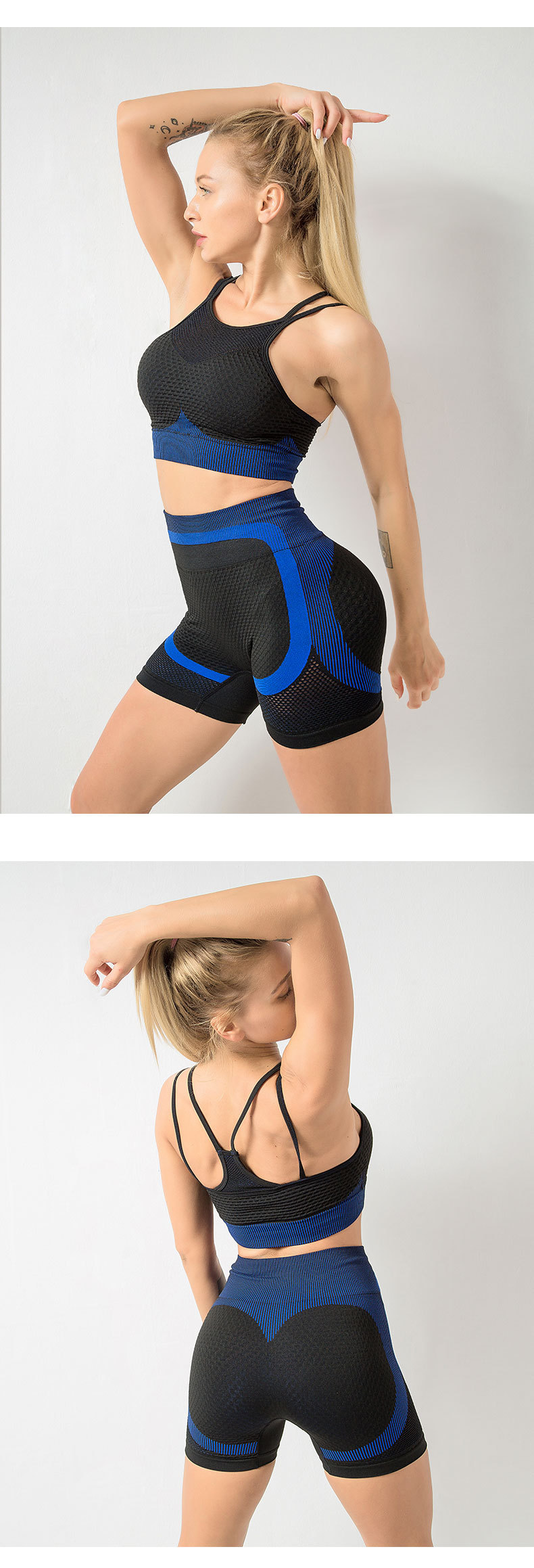 Title 4, Conjunto de Yoga 2 Piezas Ropa Deportiva para M...