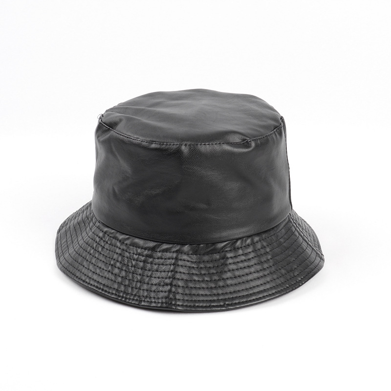 Title 10, PU skin fisherman hat