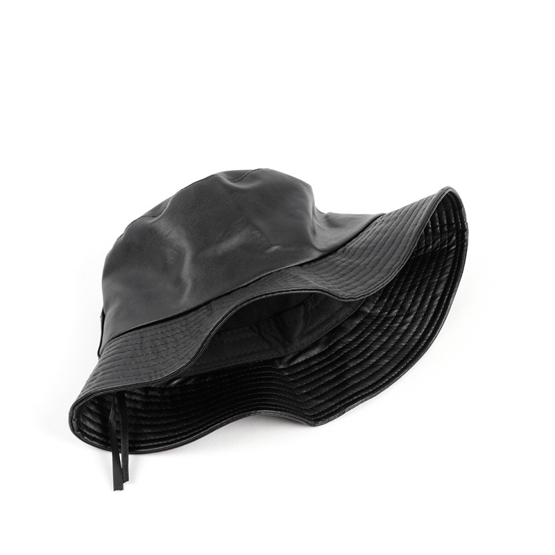 Title 14, PU skin fisherman hat