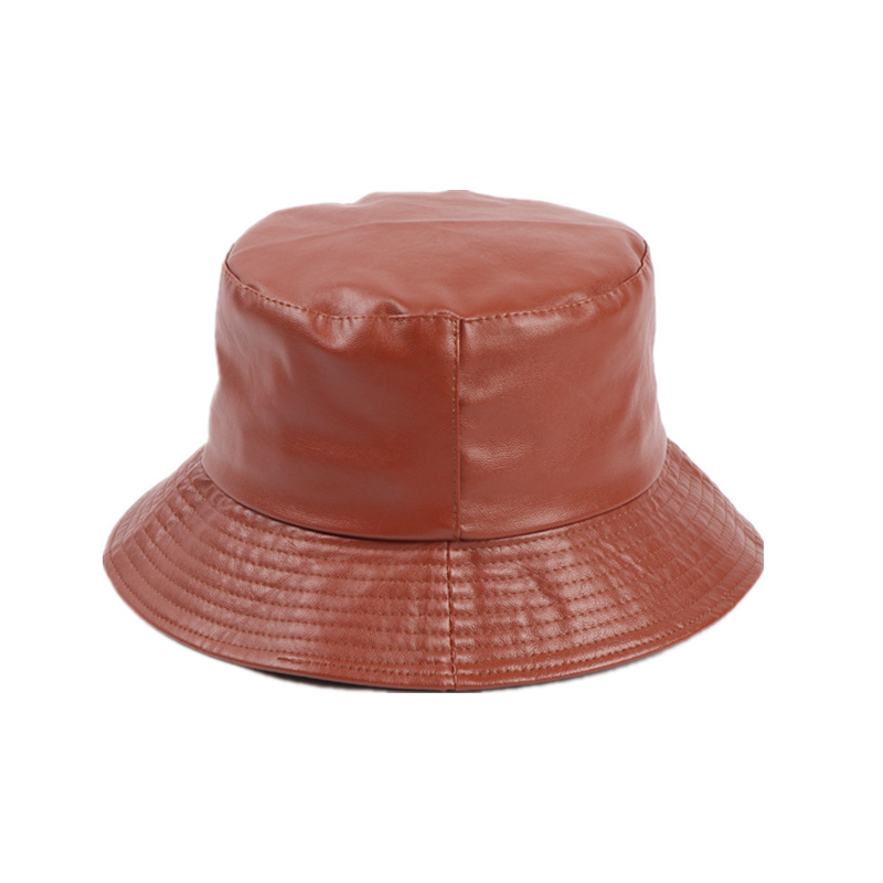 Title 19, PU skin fisherman hat