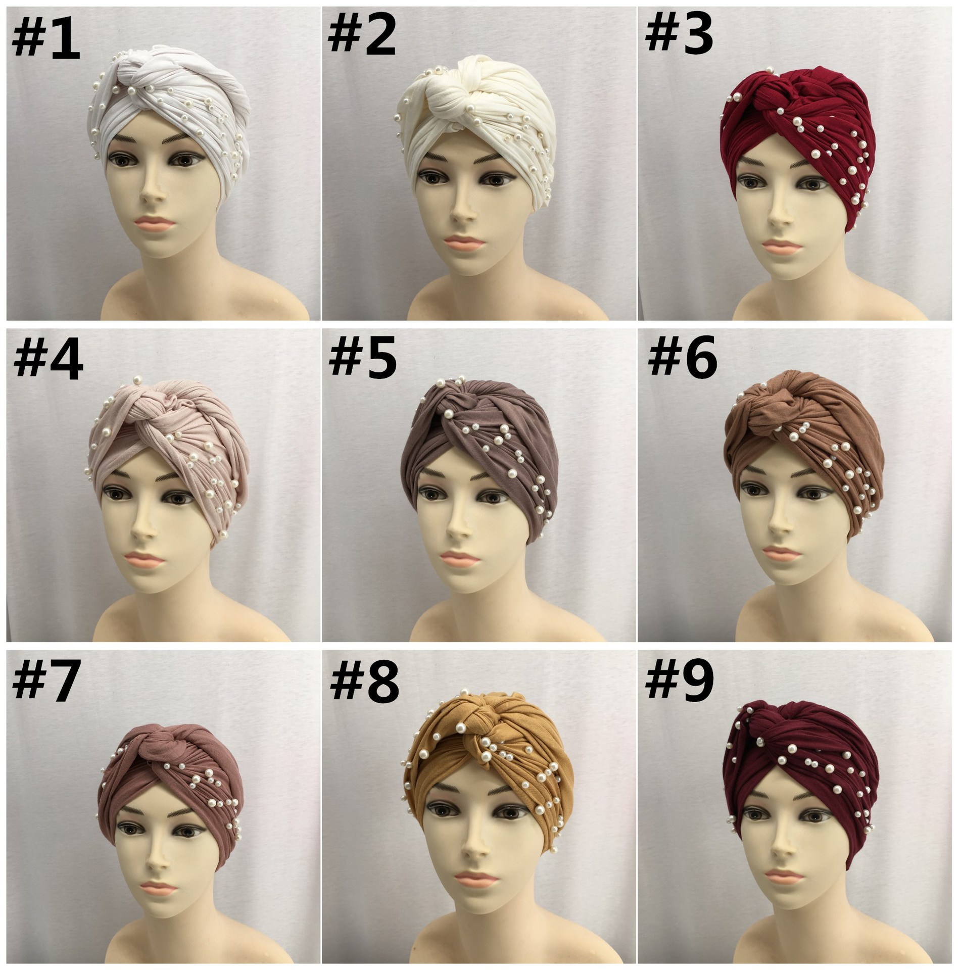 Title 6, Muslim turban hat cotton jersey turban hat