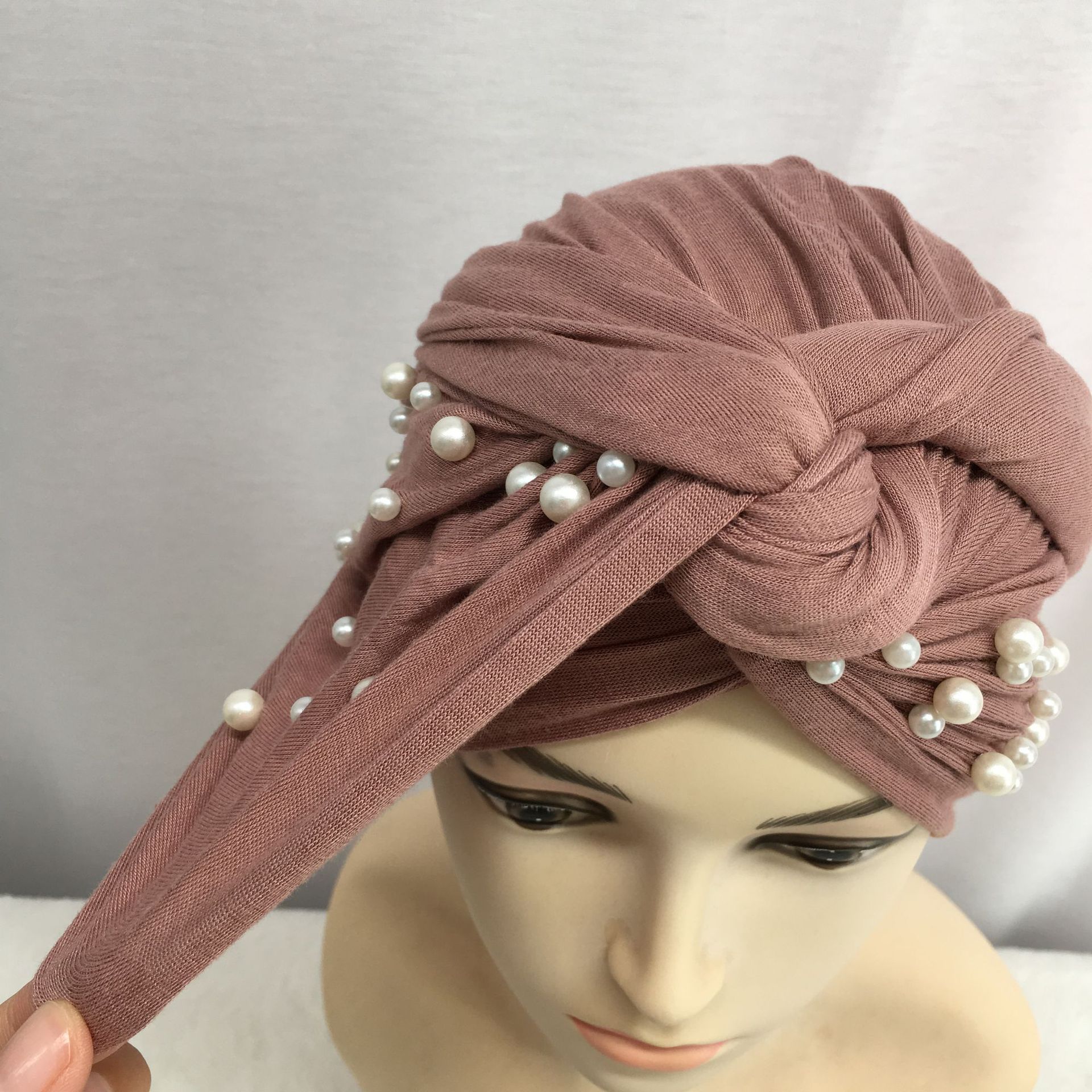 Title 9, Muslim turban hat cotton jersey turban hat