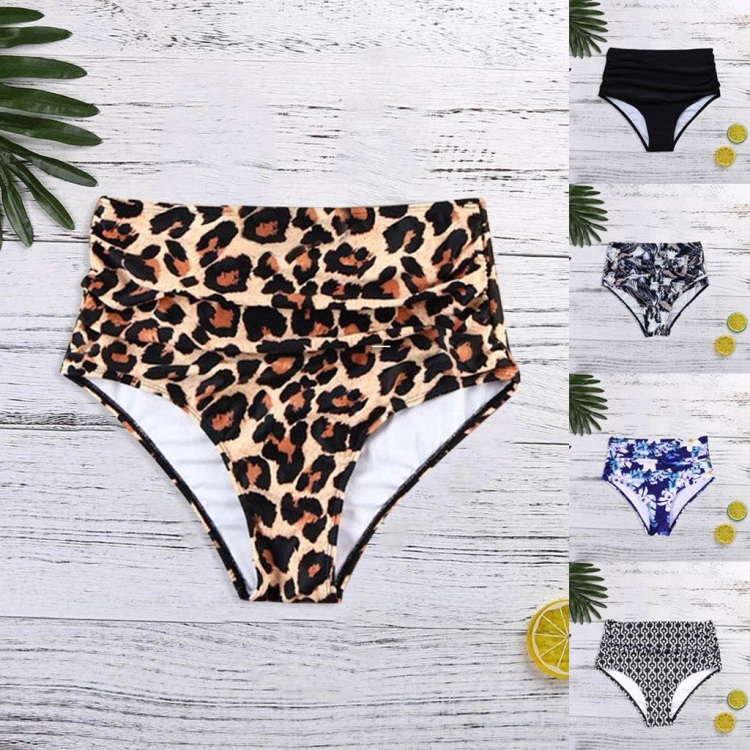 Title 2, Leopard print swimming shorts