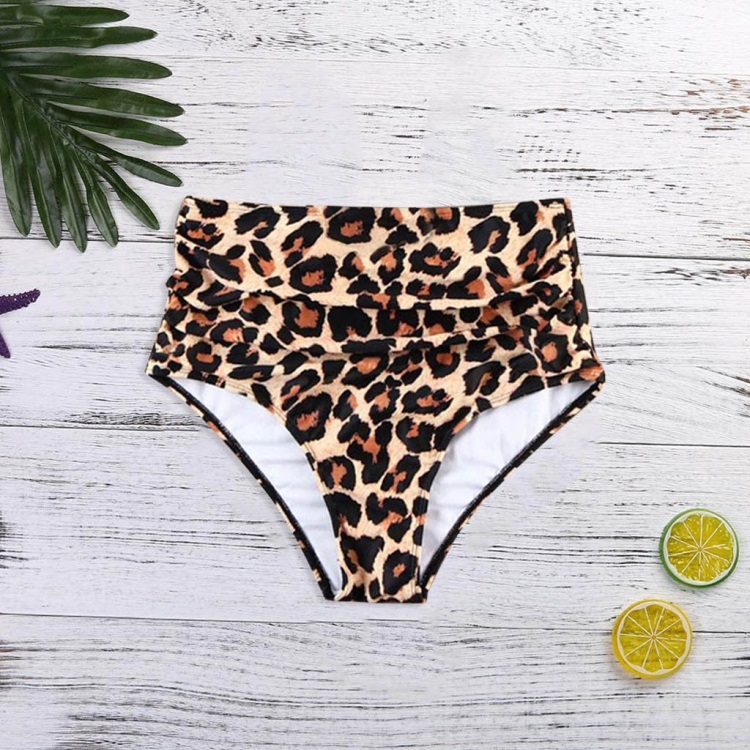 Title 15, Leopard print swimming shorts