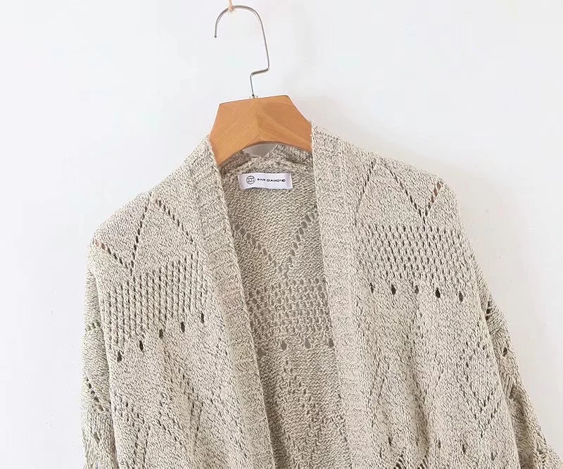 Title 10, Openwork Cardigan Jacket for Women, a lightweig...