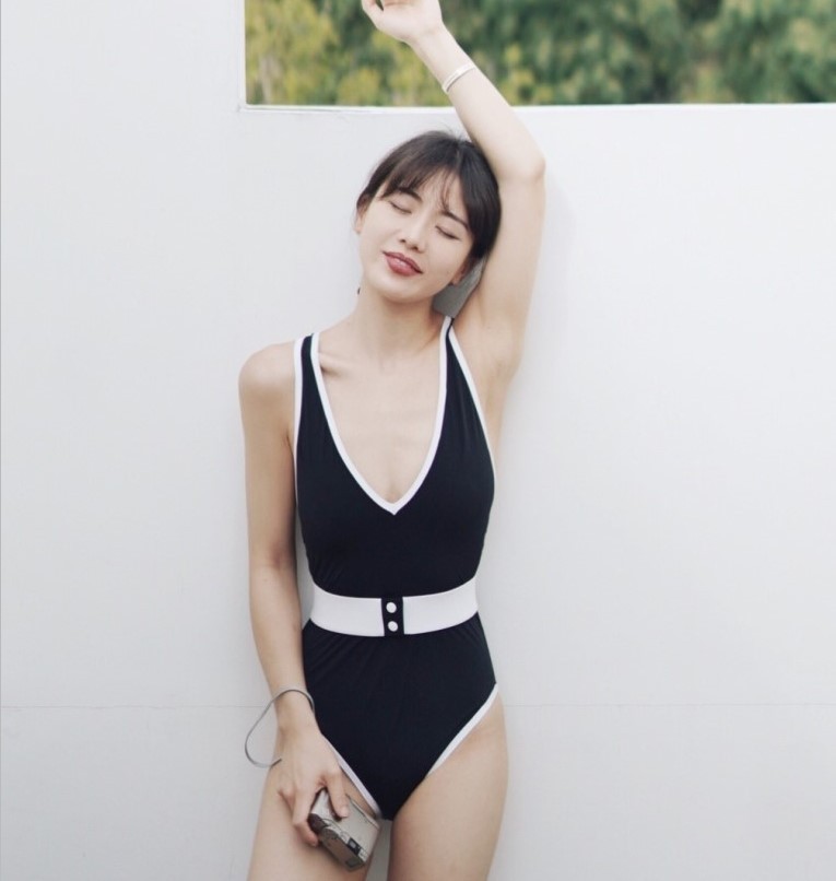 Title 2, Backless One Piece Swimsuit