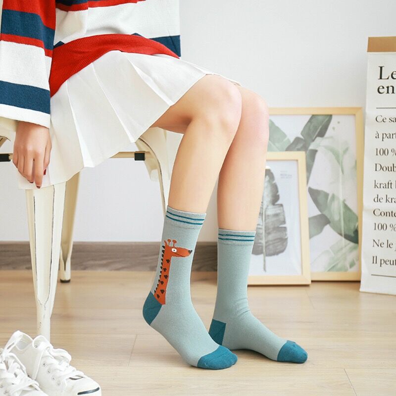 Title 10, Neutrale Baumwollsocken der Animal Life-Serie f...